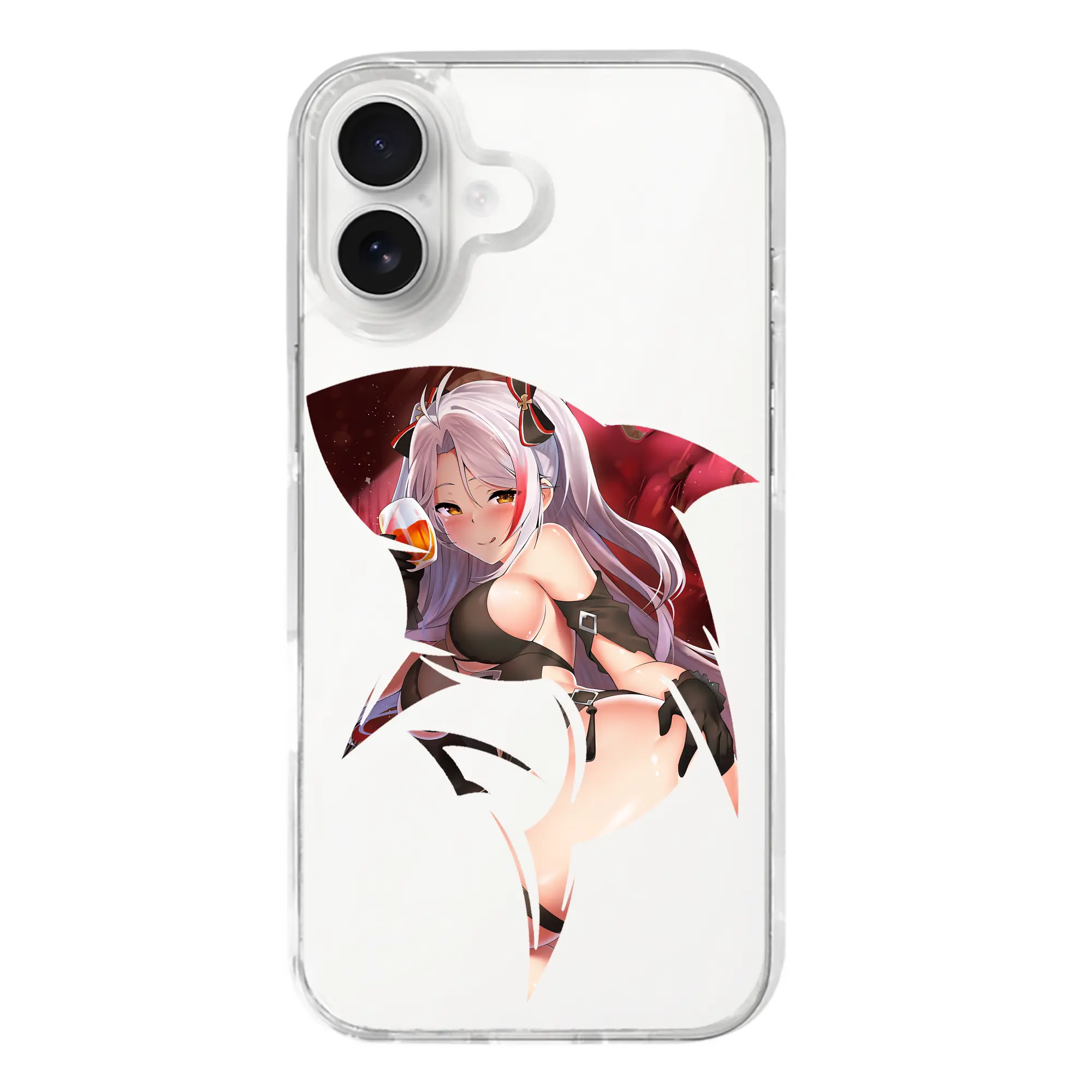 アズールレーン グッズ,プリンツ・オイゲン - iPhone 17シリーズ 透明スマホケース – 薄型・耐衝撃・精密フィット保護カバー